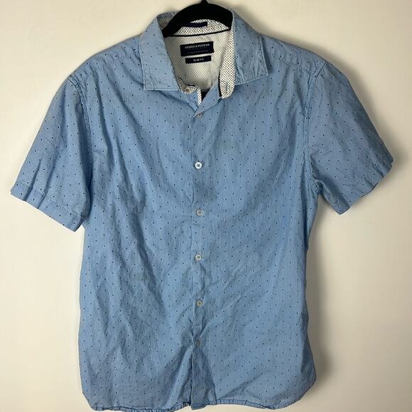 Denim & Flower Shirt - Men’s Medium - Picture 1 of 7